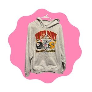 Gildan Gray Super Bowl XLV Hoodie